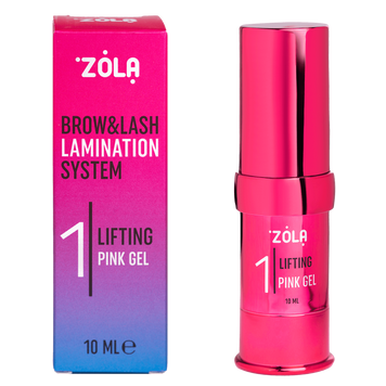 Склад для ламінування 01 Lifting Pink Gel Zola Color Lab (10мл) склад 01 синьорожевий зола 10 Lifting Pink Gel фото