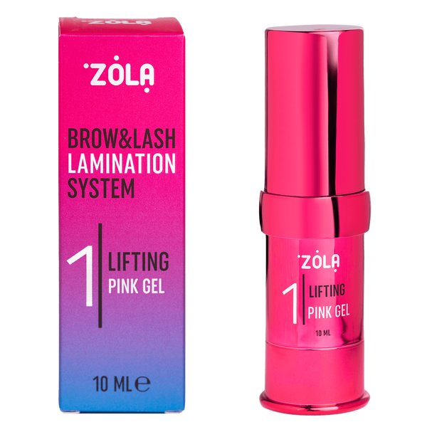 Склад для ламінування 01 Lifting Pink Gel Zola Color Lab (10мл) склад 01 синьорожевий зола 10 Lifting Pink Gel фото