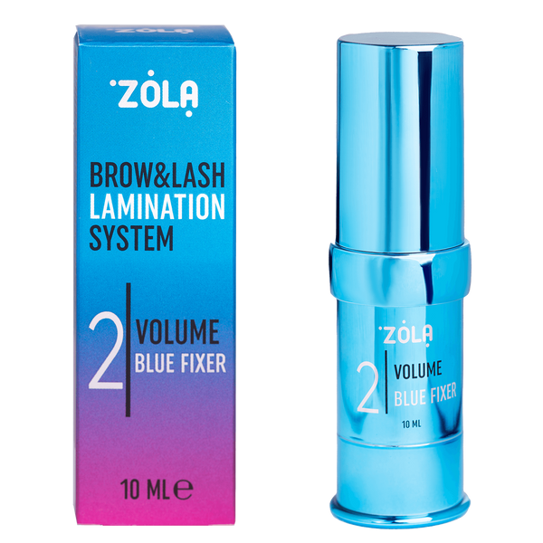 Склад для ламінування 02 Volume Blue Fixer Zola Color Lab (10мл) склад 02 синьорожевий зола 10 Volume Blue Fixer фото