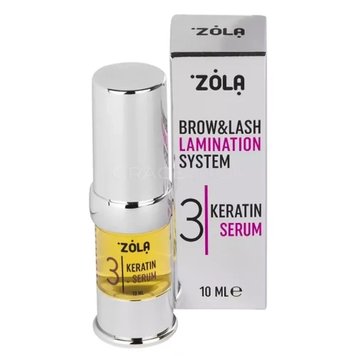 Склад для ламінування 03 KERATIN SERUM Zola (10мл) склад 03 срібний зола 10 KERATIN SERUM фото