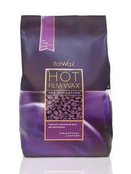 Гарячий віск ItalWax у ГРАНУЛАХ (500 г) італвакс500слива фото